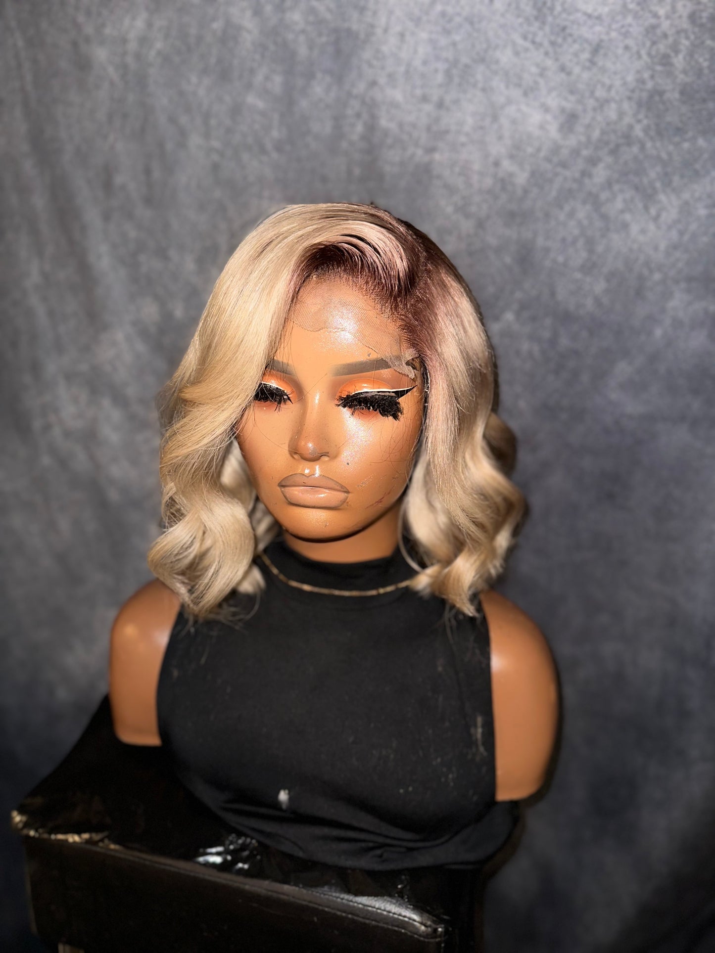 Warm Blonde” Custom Wig